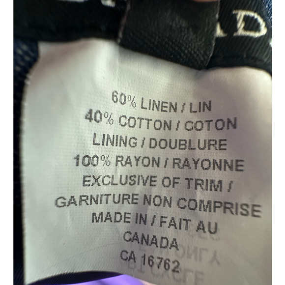 Neiman Marcus 10 Lida Baday $1200 Denim Skirt Set Linen Blazer Jean Skirt Blue - Picture 9 of 14